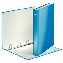 Pořadač 4-kroužkový lamino Leitz WOW A4 Maxi 4 cm modrý