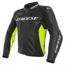 Dainese bunda RACING 3 vel.56 černá/žlutá-fluo, kůže