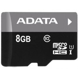 Adata Micro SDHC Premier 8GB UHS-I (AUSDH8GUICL10-R)