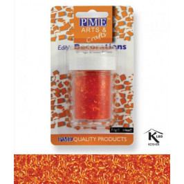 PME Sypání Glitter Flakes - oranžové