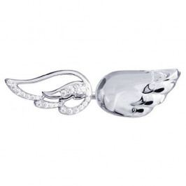 Preciosa Stříbrný otevřený prsten s krystalem Crystal Wings 6066 00 stříbro 925/1000