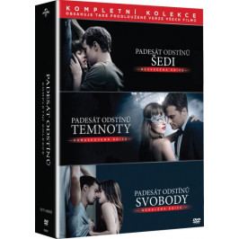 Padesát odstínů - Kompletní kolekce (3 DVD) - DVD