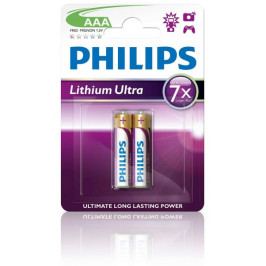 Philips AAA 2ks Lithium Ultra (FR03LB2A/10)