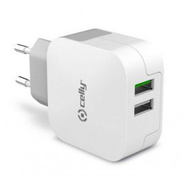 CellularLine Cestovní nabíječka TURBO s 2 x USB výstupem, 3.4 A - II. jakost