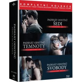 Padesát odstínů - Kompletní kolekce (3 BD) - Blu-ray