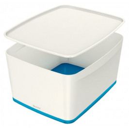 Box úložný s víkem Leitz MyBox M bílý/modrý
