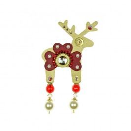 Zlatá brož Deers Bortalissimo, 7 cm