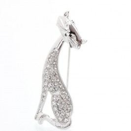 Brož se Swarovski Elements Laura Bruni Cat
