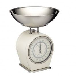 Krémová kuchyňská váha Kitchen Craft Living Nostalgia, 4 kg