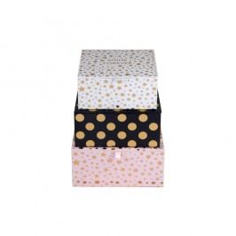 Sada 3 krabiček Tri-Coastal Design Dots