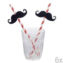 Sada 12 brček Rex London Moustache
