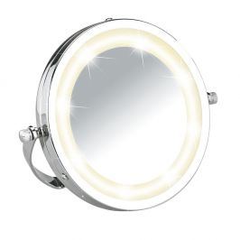 Zvětšovací zrcadlo s LED osvětlením Wenko Brolo