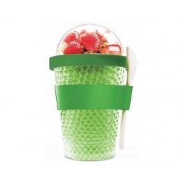 Chladící svačinový kelímek ASOBU CY2GO limetkový 386ml