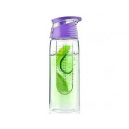 Designová fresh láhev s infuserem ASOBU Flavour It fialová 600ml