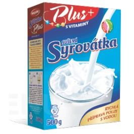 Syrovátka sušená PLUS 500g s vitamíny