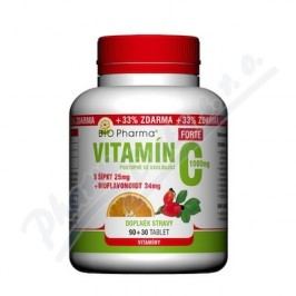 Vit.C 1000mg+šípky 25mg+bioflovon.34mg tbl.90+30