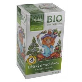 Apotheke BIO Dětský ovocný čaj s meduňkou 20x2g