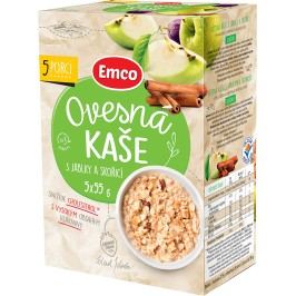 EMCO Ovesná kaše s jablky a skořicí 5x55g
