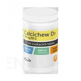 CALCICHEW D3 500MG/200IU žvýkací tableta 60