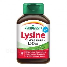 JAMIESON Lysin 1000mg se zinkem a vit.C tbl.60