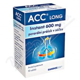 ACC LONG INSTANT 600MG perorální PLV SCC 10