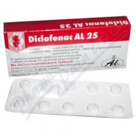 DICLOFENAC AL 25 25MG enterosolventní tableta 20