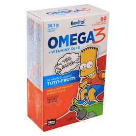 The Simpsons Omega 3+vitaminy D a E cps.60