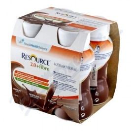 RESOURCE 2,0 KCAL FIBRE ČOKOLÁDOVÝ perorální SOL 4X200ML