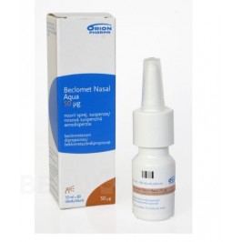 BECLOMET NASAL AQUA 50 MCG, NOSNÍ SPREJ 50MCG/DÁV nosní podání SPR SUS 1X23ML/200DÁV
