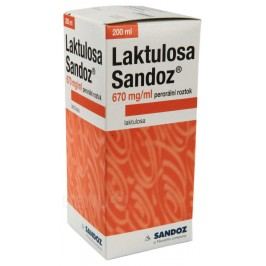 LAKTULOSA SANDOZ 670MG/ML perorální SOL 1X200ML IIA