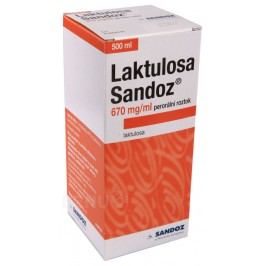 LAKTULOSA SANDOZ 670MG/ML perorální SOL 1X500ML IIA