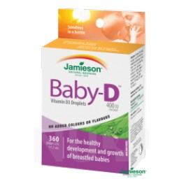 JAMIESON Baby-D Vitamín D3 400 IU kapky 11.7ml