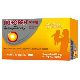 NUROFEN PRO DĚTI 60MG čípek 10