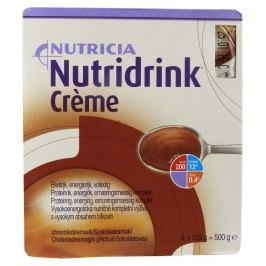 NUTRIDRINK CREME S PŘÍCHUTÍ ČOKOLÁDOVOU perorální SOL 4X125G