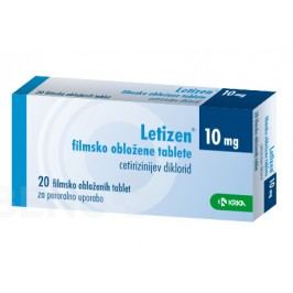 LETIZEN 10MG potahované tablety 20