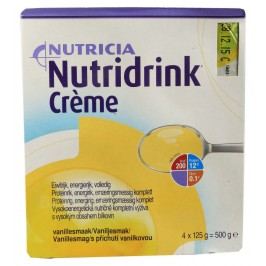 NUTRIDRINK CREME S PŘÍCHUTÍ VANILKOVOU perorální SOL 4X125G