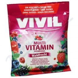 Vivil Multivitamín lesní plody 8vit. bez cukru 80g