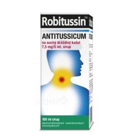 ROBITUSSIN ANTITUSSICUM NA SUCHÝ DRÁŽDIVÝ KAŠEL 7,5MG/5ML sirup 100ML