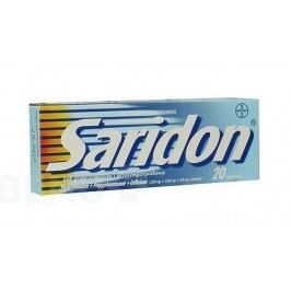 SARIDON 250MG+150MG+50MG neobalené tablety 20