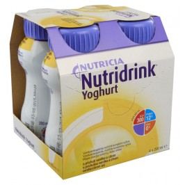 NUTRIDRINK YOGHURT S PŘÍCHUTÍ VANILKA A CITRÓN perorální SOL 4X200ML