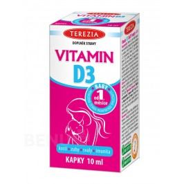 TEREZIA VITAMIN D3 BABY od 1.měsíce 400 IU 10ml