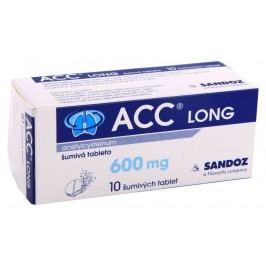 ACC LONG 600MG šumivá tableta 10