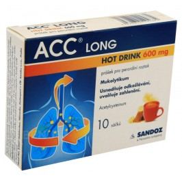 ACC LONG HOT DRINK 600MG perorální PLV SOL 10
