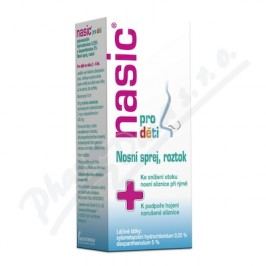 NASIC PRO DĚTI 0,5MG/ML+50MG/ML nosní podání SPR SOL 1X10ML II