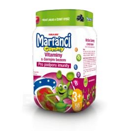 Walmark Marťánci Gummy Černý bez 20mg 50ks
